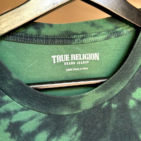 True Religion Brand jeans shirts for Men sz Large in Green - Picture 4 of 5